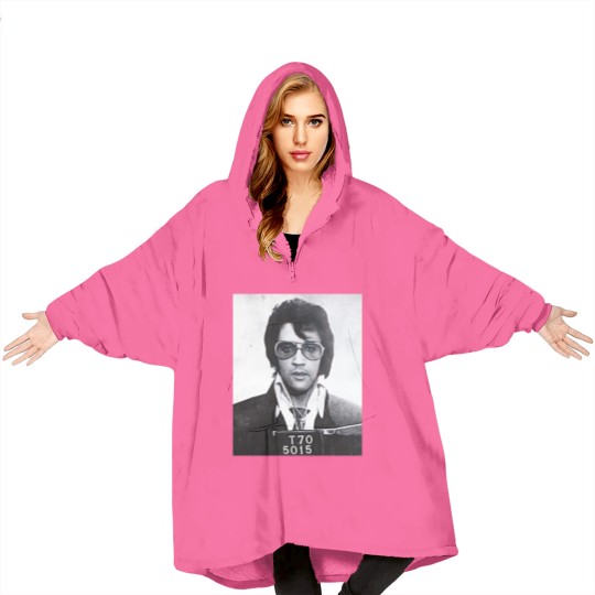 Discover Elvis Presley mugshot - Elvis Presley - Blanket Hoodies