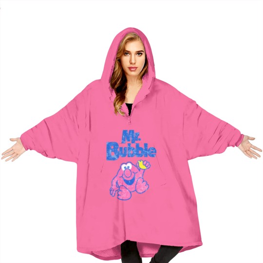 Discover Mr Bubble Blanket Hoodies