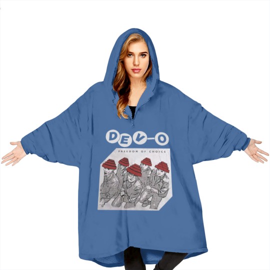 Discover Devo Band PREMIUM Blanket Hoodies, Devo Freedom and Choice Blanket Hoodies