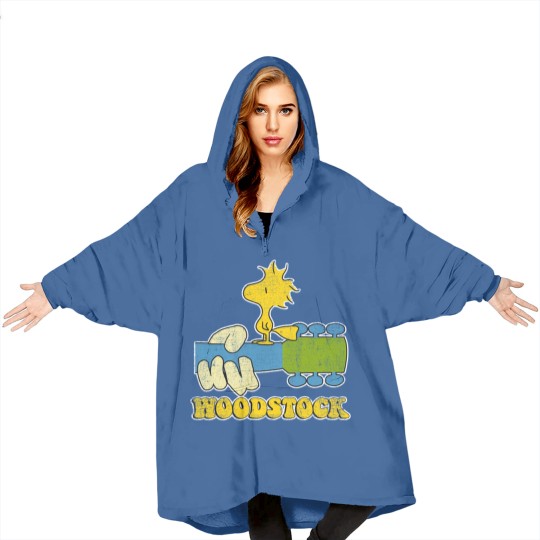 Discover Woodstock, distressed - Woodstock - Blanket Hoodies