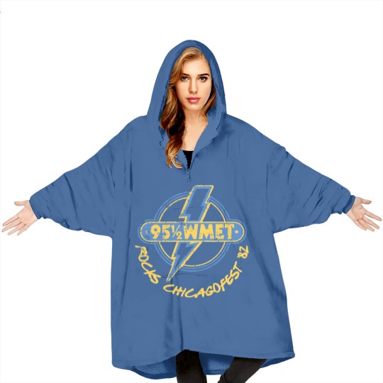 Discover Chicagofest WMET - Chicago - Blanket Hoodies
