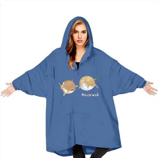 Discover Rollin' Wild - the chase Blanket Hoodies