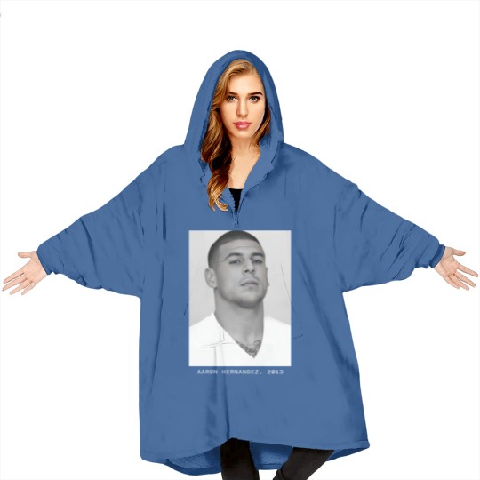 Discover Aaron Hernandez, 2013 Mugshot Blanket Hoodies
