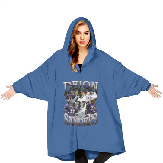 Discover Deion Sanders Ravens Vintage 90's Style Blanket Hoodies