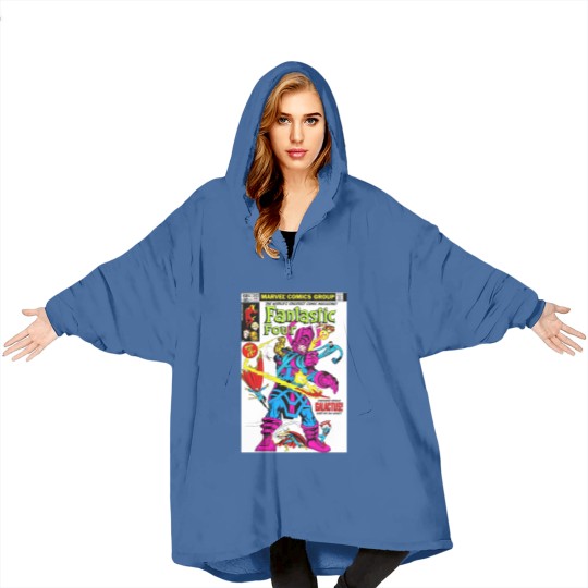 Discover Battle of Galactus Blanket Hoodies