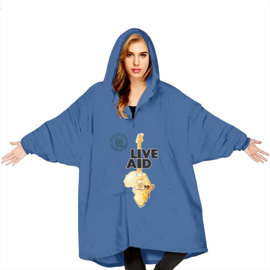 Discover Live Aid Concert Music Gig Event Live 1985 Wembley 80s Blanket Hoodies