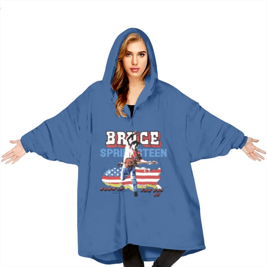 Discover Bruce Springsteen Bon In The Usa Blanket Hoodies, Vintage Bruce Springsteen Concert S-5Xl