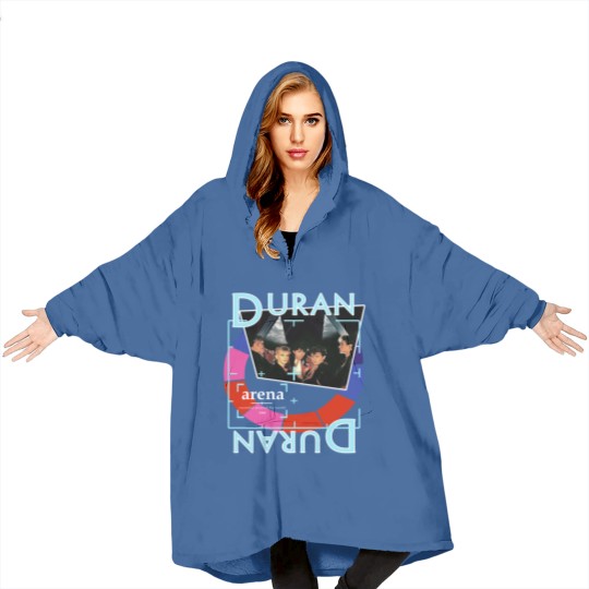 Discover Duran Duran Arena Blanket Hoodies, Duran Duran Vintage Blanket Hoodies, 1984 Arena Tour Concert Blanket Hoodies Blanket Hoodies
