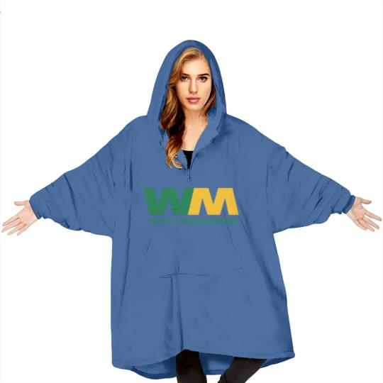 Discover WASTE MANAGEMENT LOGO Blanket Hoodies