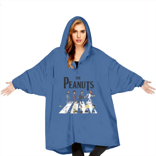 Discover The peanut walking Abbey Road Blanket Hoodies Blanket Hoodies