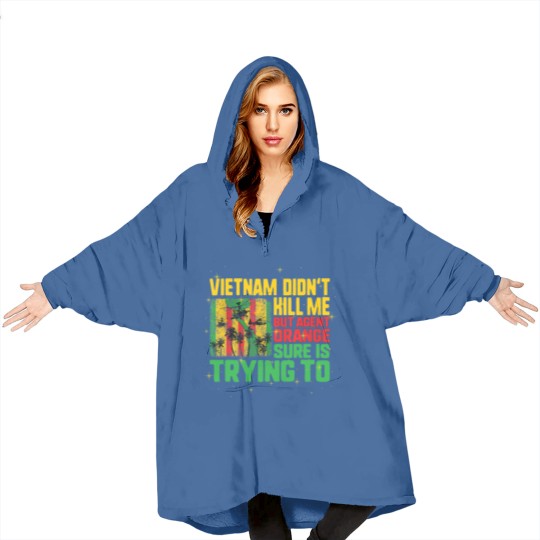 Discover Vietnam Veterans Day Orange Agent Victims Retired Soldiers Blanket Hoodies