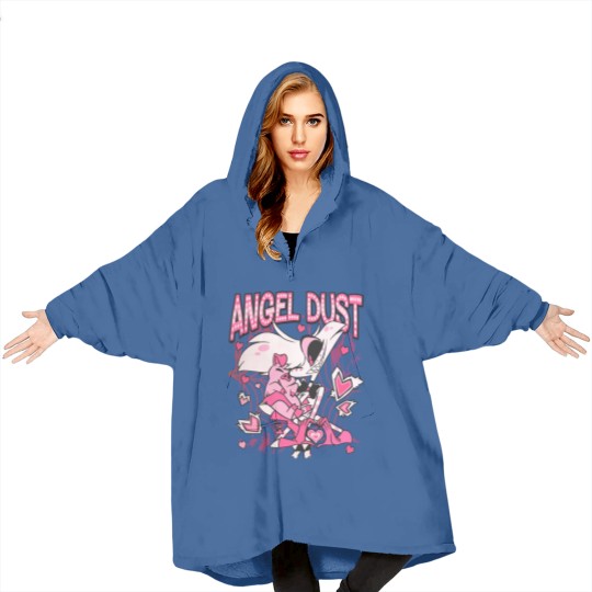Discover Hazbin Hotel Angel Dust And Fat Nugget Cute Blanket Hoodies