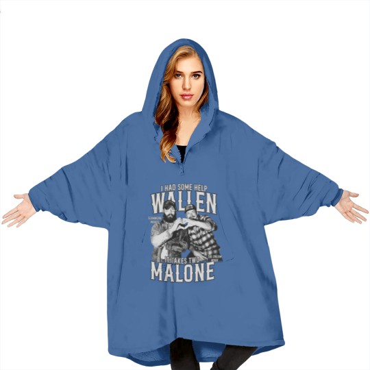 Discover Posty Wallen Blanket Hoodies, Morgan Malone Blanket Hoodies, Wallen And Malone Blanket Hoodies