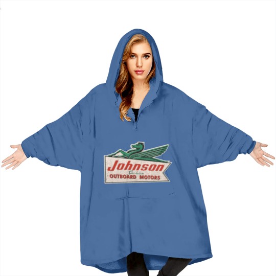 Discover JOHNSON VINTAGE OUTBOARD MOTORS USA Blanket Hoodies