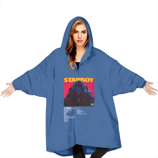 Discover Minimalist Album Music Blanket Hoodies, Weeknds Starboy Tour Album
