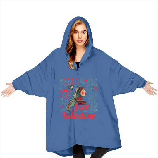 Discover Free Palestine Unisex Blanket Hoodies