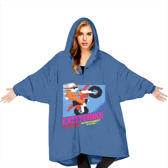 Discover NES Excitebike Transparent Blanket Hoodies