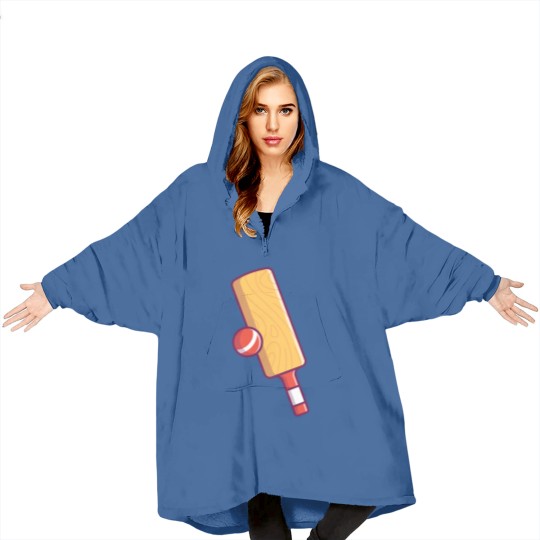 Discover Cricket - Cricket - Blanket Hoodies