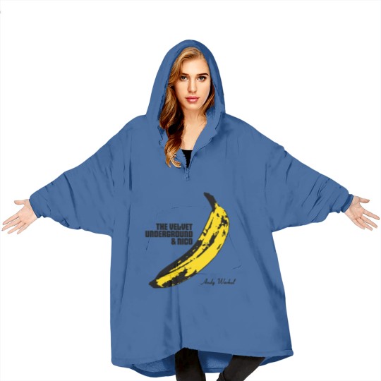 Discover The Velvet Underground _amp_ Nico, LARGE Print Blanket Hoodies