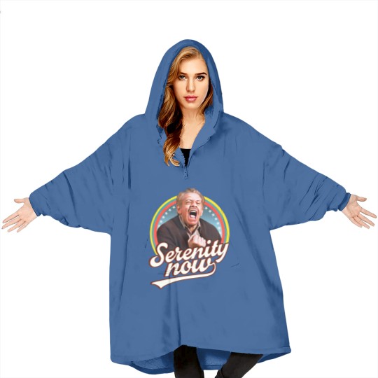 Discover Serenity Later Serenity Now Blanket Hoodies