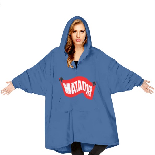 Discover Vintage Matador Records Distressed Blanket Hoodies