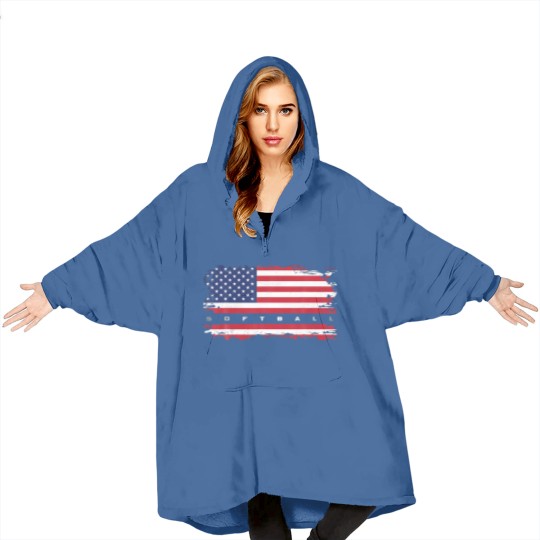 Discover Softball Apparel - Softball Blanket Hoodies