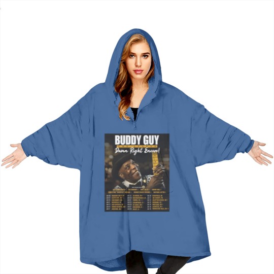 Discover Buddy Guy 2025 The Damn Right Encore Tour Dates Blanket Hoodies