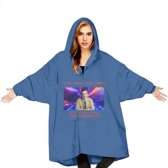 Discover Mr. Rogers Short-Sleeve Unisex Blanket Hoodies