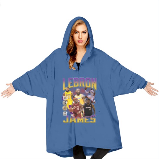 Discover Basketball Legend LeBron James Blanket Hoodies