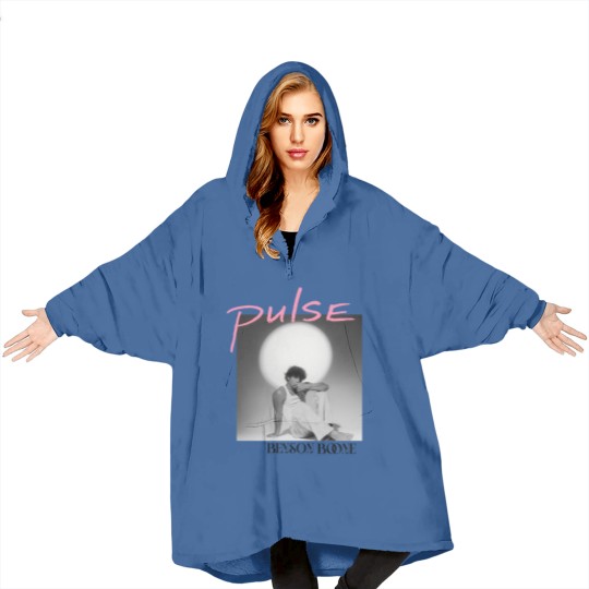Discover Benson Boone New Song Pulse Retro Fanshionable Blanket Hoodies
