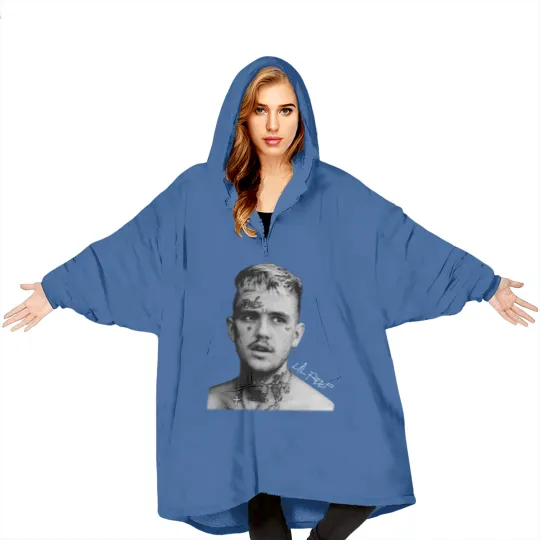 Discover Lil Peep Blanket Hoodies, Hip Hop Blanket Hoodies, Rappers Blanket Hoodies, Cry Baby Blanket Hoodies, Lil Peep Merch