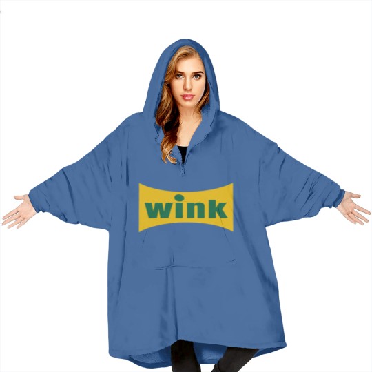Discover Wink Grapefruit Flavored Soft Drink Soda Pop Logo Blanket Hoodies