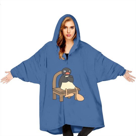 Discover Angry Pingu Classic Blanket Hoodies