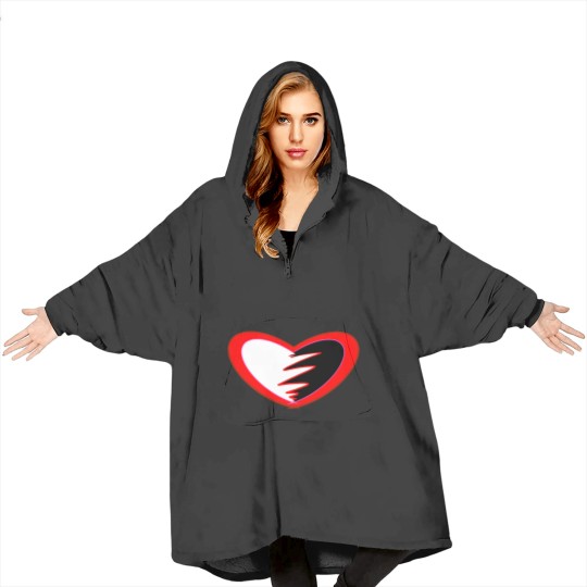 Discover A broken heart Clothing Blanket Hoodies