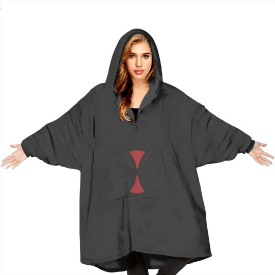 Discover Independent Cross Logo Blanket Hoodies