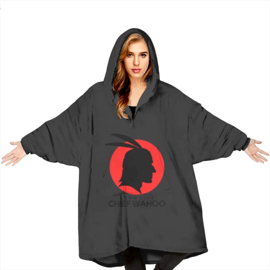 Discover Chief wahoo Oversized Blanket Hoodies