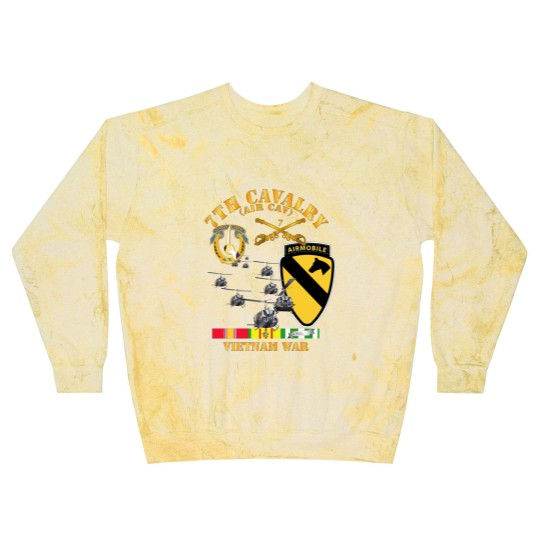 Discover 7th Cavalry (Air Cav) - 1st Cav Division w SVC - Air Assault - Blast Sweatshirts