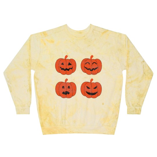 Discover Vintage Look Jack-O-Lantern Pumpkin Halloween Blast Sweatshirts