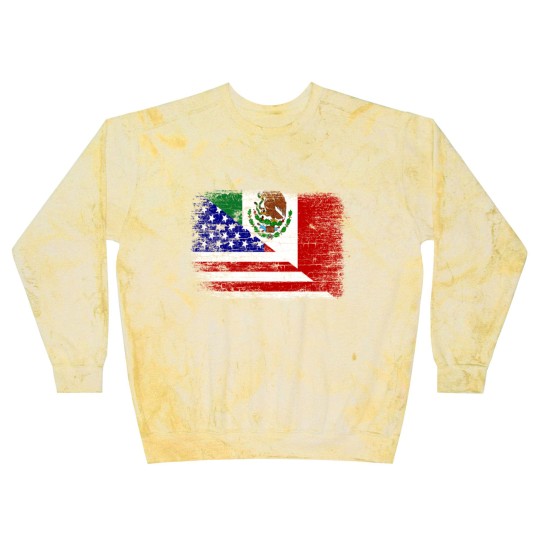Discover Vintage Mexican American Flag Blast Sweatshirts