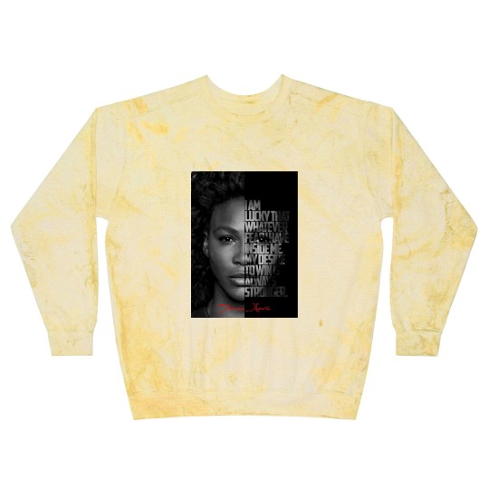 Discover Serena Williams Blast Sweatshirts, Serena Williams Goat Blast Sweatshirts