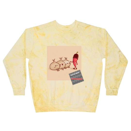 Discover pepper spray man gets his onions.. Blast Sweatshirts