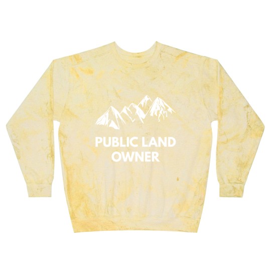 Discover Public Land Owner Best Outdoors Gift Gift Blast Sweatshirts Blast Sweatshirts