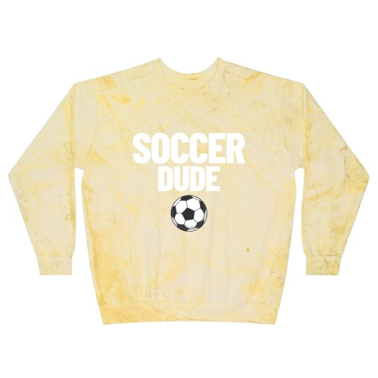 Discover Soccer Dude Men's Soccer Fan Gift Soccer Dude Blast Sweatshirts