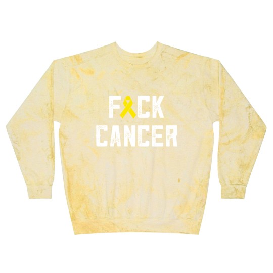 Discover Fck Cancer Funny Chemo Chemotherapy Battle Cancer Blast Sweatshirts