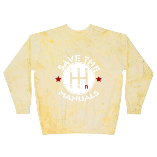 Discover Save The Manuals Blast Sweatshirts