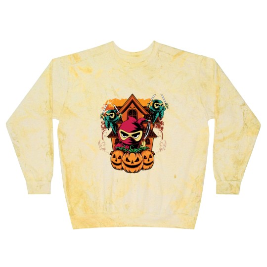 Discover Halloween Ninja Costume Pumpkin Cute Ninja Kids Blast Sweatshirts