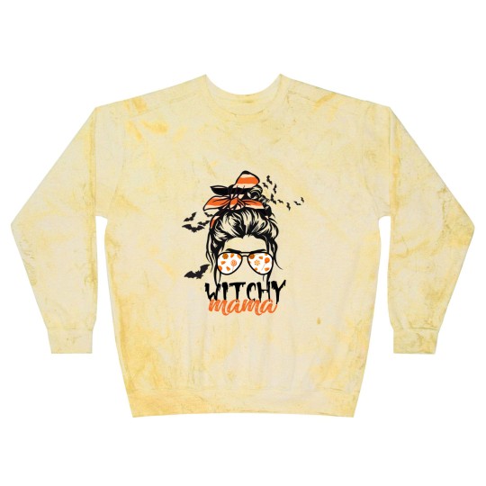 Discover Womens Halloween Candy Witchy Mama Blast Sweatshirts