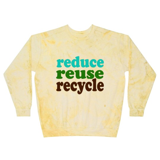Discover Reduce Reuse Recycle Blast Sweatshirts Blast Sweatshirts