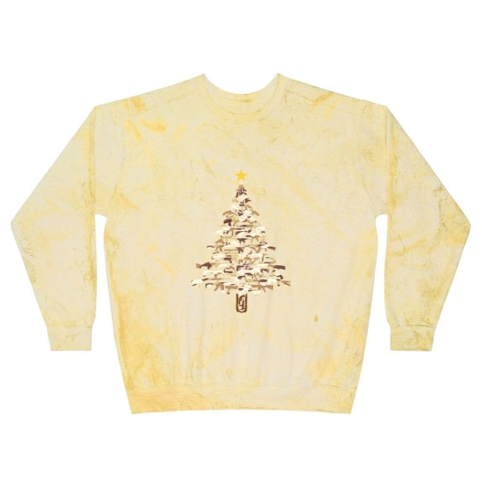 Discover Guns Christmas Tree -Camo Print Xmas  Blast Sweatshirts