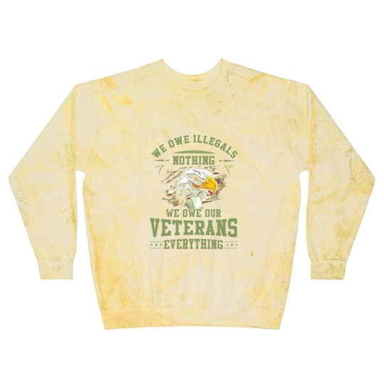 Discover We Owe Our Veterans Everything Blast Sweatshirts